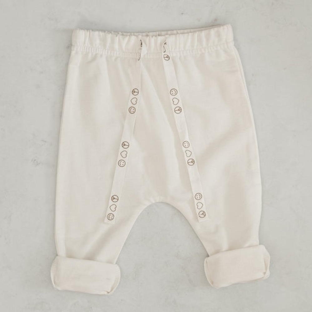 Atlas Grey Peace, Love, and Smile Pants